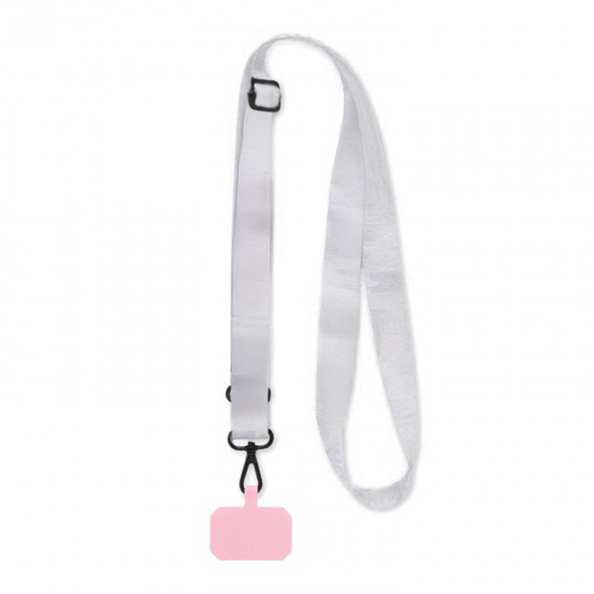 TOUR DE COU TELEPHONE PUBLICITAIRE 'OBLU' - rose