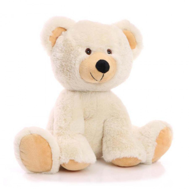 OURS EN PELUCHE PERSONNALISÉE RPET 'PADOU' - beige