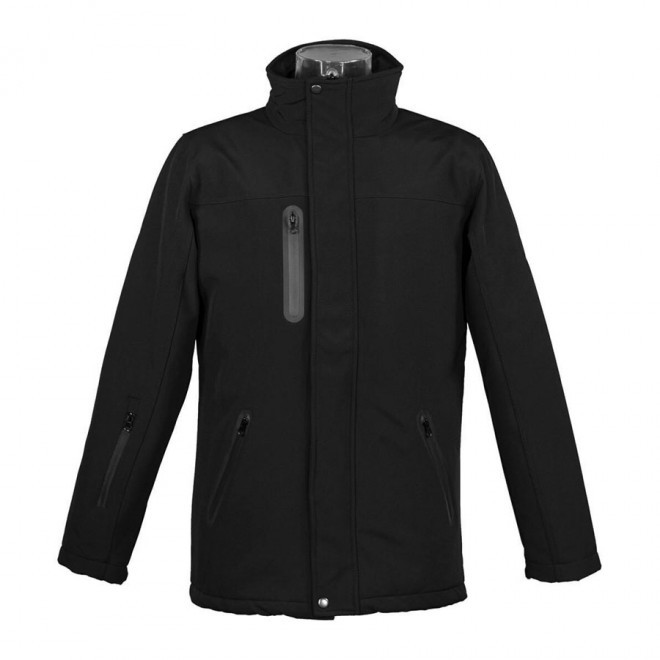 SOFTSHELL PERSONNALISABLE MIXTE MUSTHAGATA® 'MONTERO' - noir
