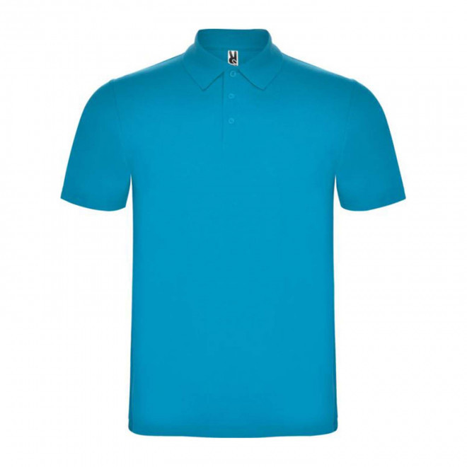 POLO MIXTE COULEUR PERSONNALISE 'ASTRALO' 180G/M2 - bleu turquoise
