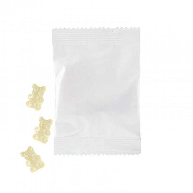 BONBONS GOMME DE FRUIT PERSONNALISEE 'WINNY UNI' - transparent