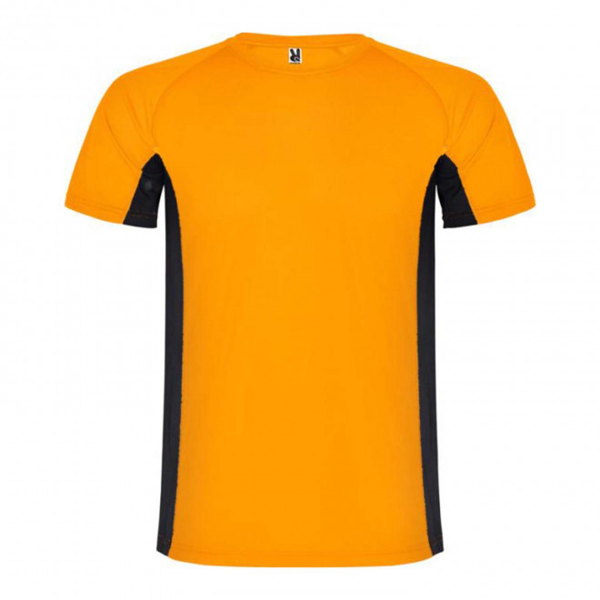 RAPIDE 4J - TEE-SHIRT DE SPORT PERSONNALISE 'SHANGHAI' - orange/noir