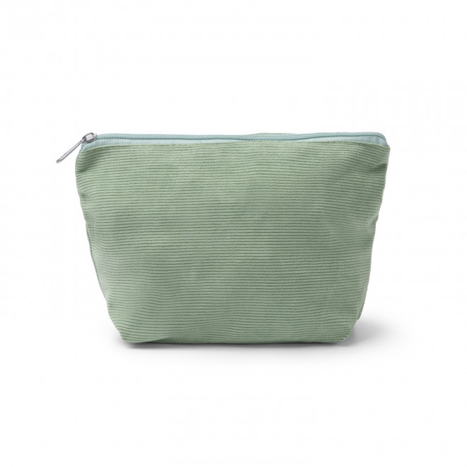 TROUSSE DE TOILETTE PERSONNALISABLE VELOURS 'BUDINSKY' - vert