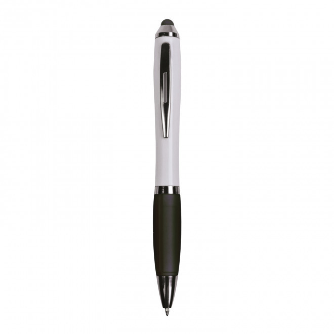 STYLO POUR ECRAN TACTILE PERSONNALISABLE 'NASH BLANCO' - noir