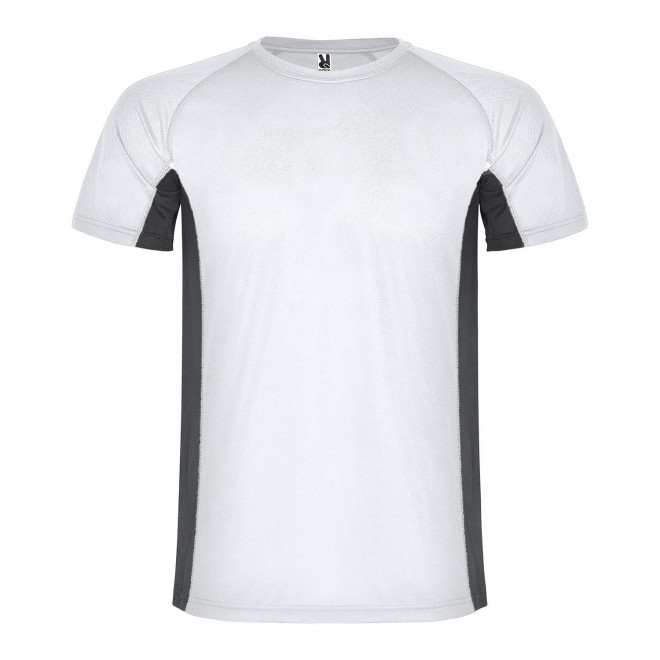 RAPIDE 4J - TEE-SHIRT SPORT ENFANT PERSONNALISE 'SHANGHAI'  - blanc/gris