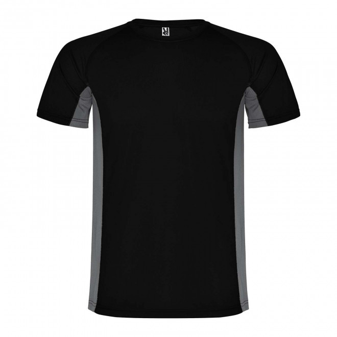 RAPIDE 4J - TEE-SHIRT SPORT ENFANT PERSONNALISE 'SHANGHAI'  - noir/gris