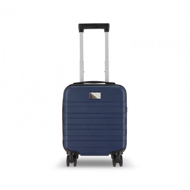 VALISE TROLLEY CABINE PERSONNALISEE 'ZOLAX 14 POUCES' - bleu fonce