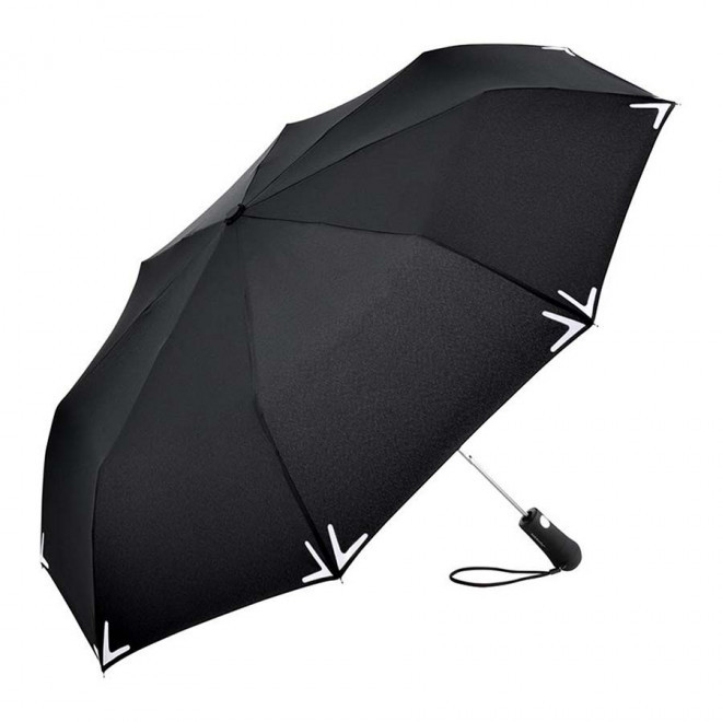 PARAPLUIE PERSONNALISABLE REFLEC FARE® 'MINI RAINLIGHT' - noir