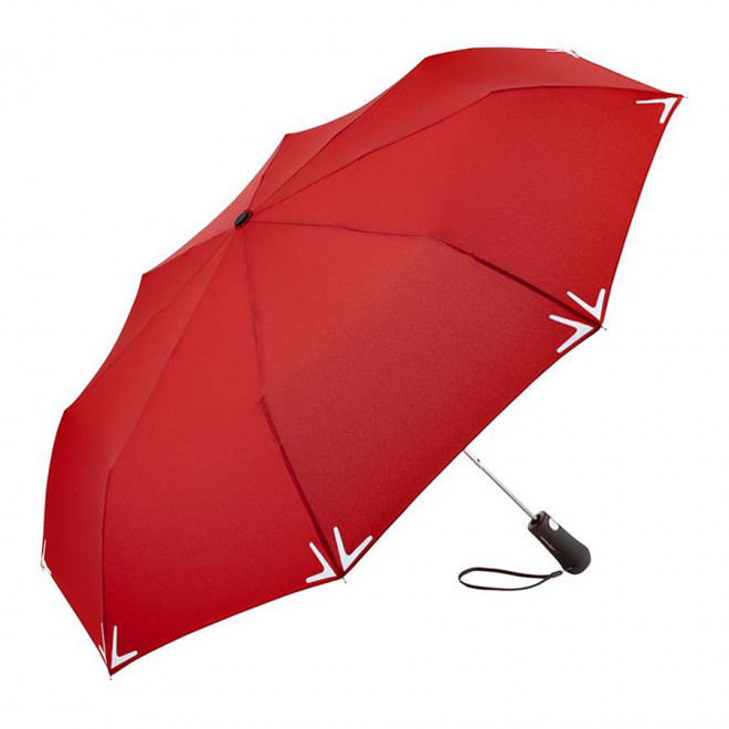 PARAPLUIE PERSONNALISABLE REFLEC FARE® 'MINI RAINLIGHT' - rouge