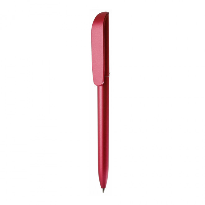 STYLO À BILLE BIC® PERSONNALISABLE 'SUPER CLIP GLACÉ' - rouge