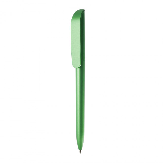 STYLO À BILLE BIC® PERSONNALISABLE 'SUPER CLIP GLACÉ' - vert