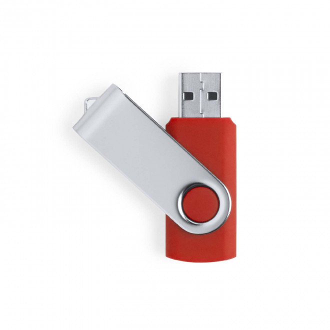 CLÉ USB PERSONNALISÉE 'TWISTER' 16GO - EXPÉDITION RAPIDE 4 JOURS - rouge