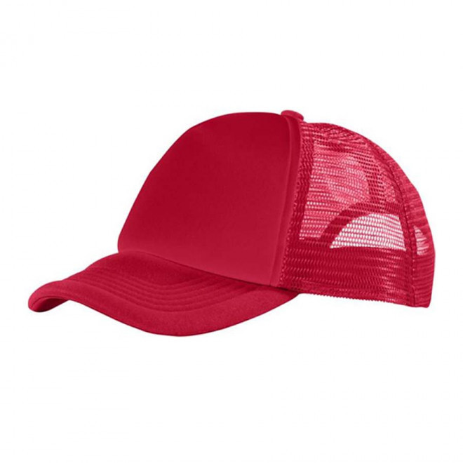 CASQUETTE PERSONNALISABLE TRUCKER 'BULL' - EXPEDITION RAPIDE 4 JOURS - rouge