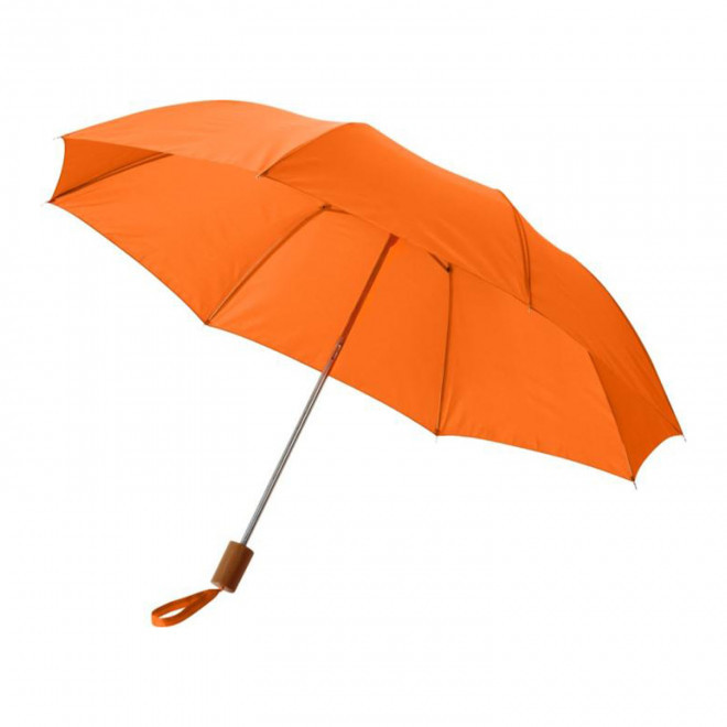 PARAPLUIE PERSONNALISÉ PLIABLE 'LINWOOD' - EXPÉDITION RAPIDE 4 JOURS - orange