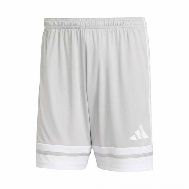 SHORT DE SPORT ADIDAS PERSONNALISABLE 'SQUADRA 25' - gris/blanc