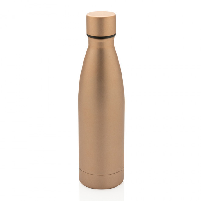 BOUTEILLE ISOTHERME PUBLICITAIRE ACIER INOXOXYDABLE 500 ML 'YOKI' - doré
