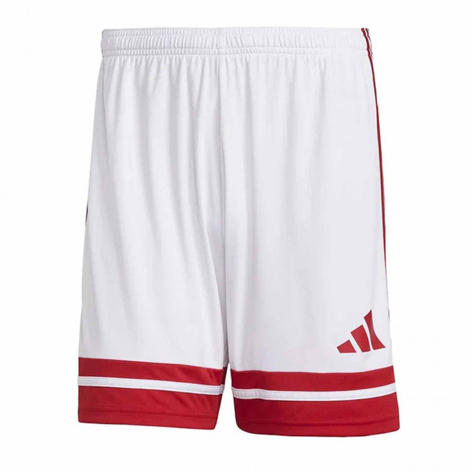 SHORT DE SPORT ADIDAS PERSONNALISABLE 'SQUADRA 25' - blanc/rouge