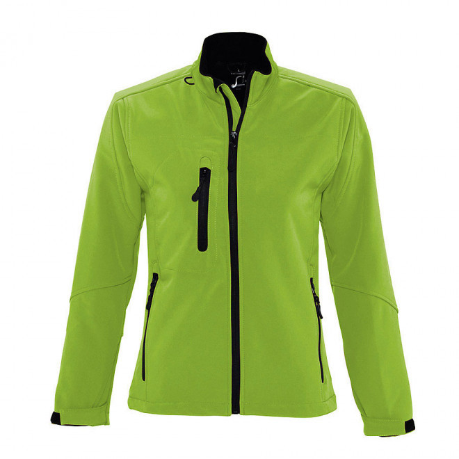 VESTE PUBLICITAIRE ZIPPÉE SOFTSHELL FEMME 'RELAX' 340 GR/M² - vert absinthe