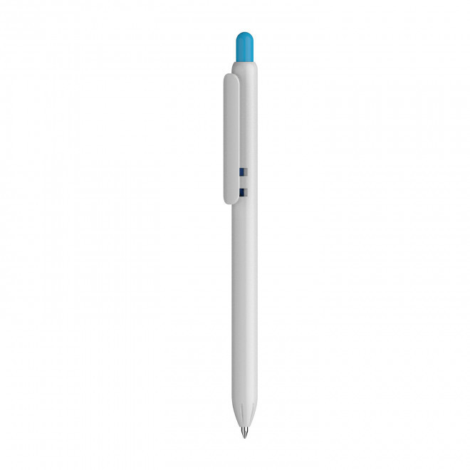 STYLO PERSONNALISE 'IRIS WHITE' - bleu clair