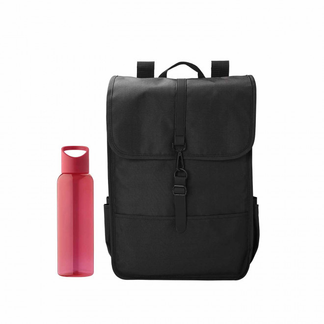 SET SAC ET BOUTEILLE PERSONNALISABLE 'MARGO' - rouge
