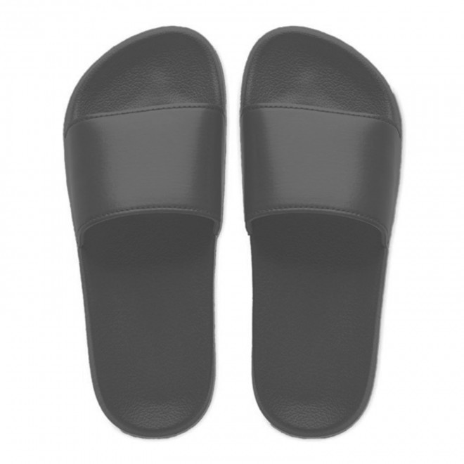 PAIRE CLAQUETTES PERSONNALISABLE SUR MESURE 'OMAX CUSTOM' - gris