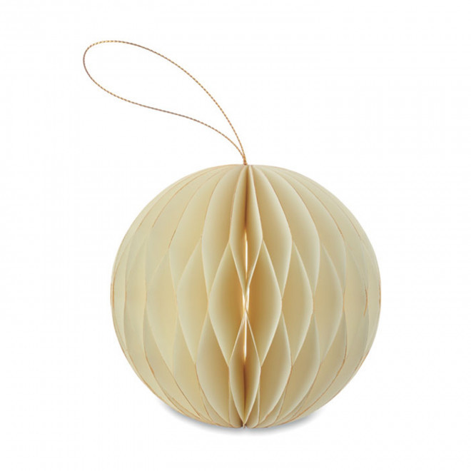 DECORATION NOEL PERSONNALISABLE 'BOULOU' - beige