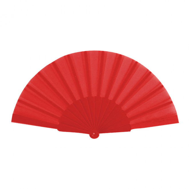EVENTAIL PUBLICITAIRE PLIABLE 'FANNY' - rouge