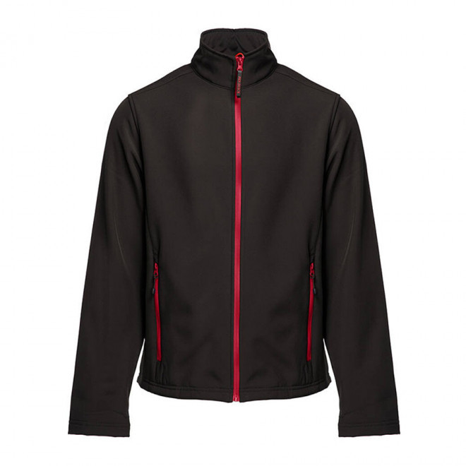 VESTE SOFTSHELL PERSONNALISEE HOMME PEN DUICK® 'MAGELLAN' - black/red
