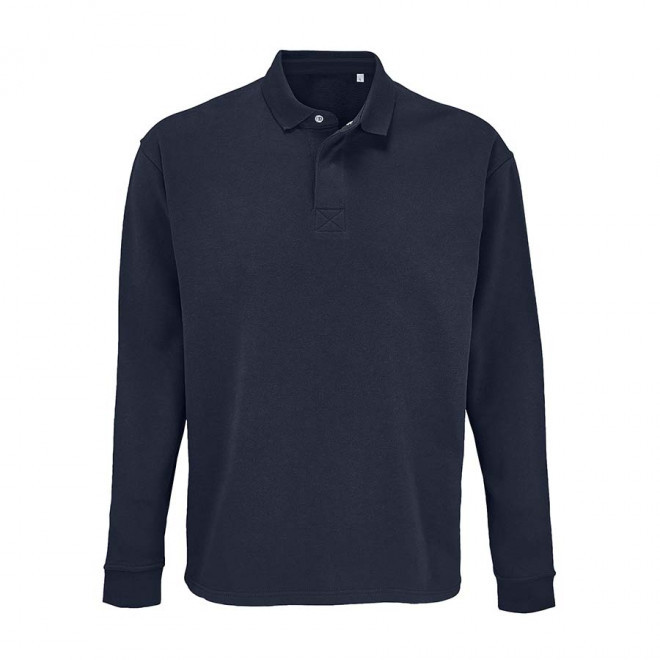 SWEAT-SHIRT POLO PERSONNALISÉ MIXTE 'HERITAGE' - marine