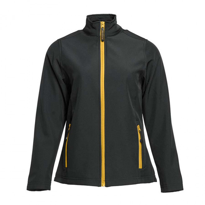 VESTE SOFTSHELL PERSONNALISEE FEMME PEN DUICK® 'MAGELLAN' - black/gold