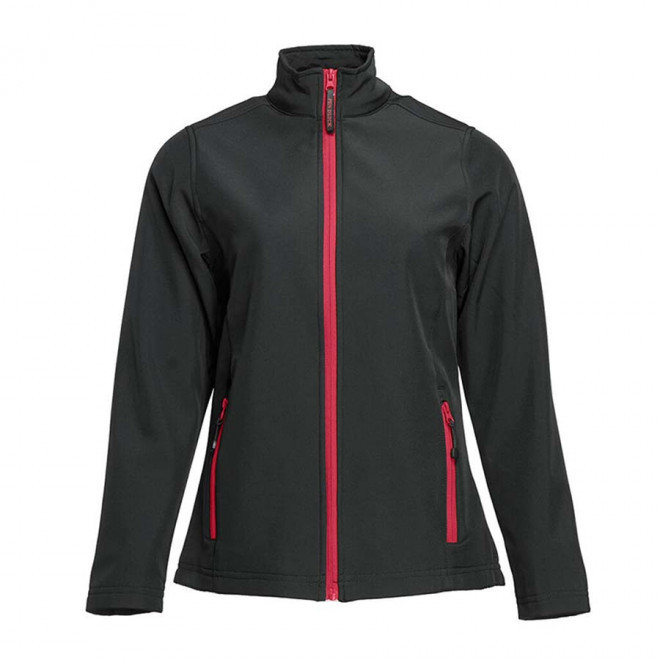 VESTE SOFTSHELL PERSONNALISEE FEMME PEN DUICK® 'MAGELLAN' - black/red