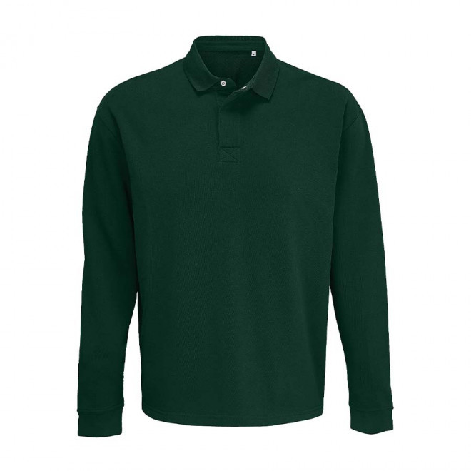 SWEAT-SHIRT POLO PERSONNALISÉ MIXTE 'HERITAGE' - vert