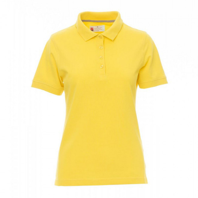 POLO PERSONNALISABLE FEMME PAYPER® 'VENICE' - jaune