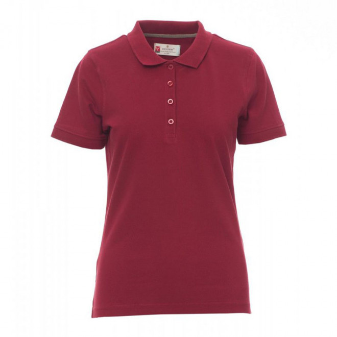 POLO PERSONNALISABLE FEMME PAYPER® 'VENICE' - bordeaux