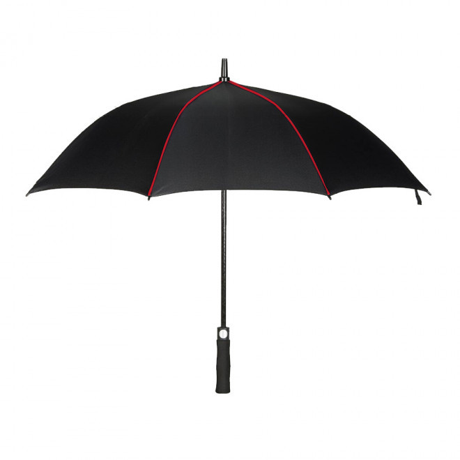 PARAPLUIE DE GOLF  PERSONNALISABLE 'BURFORD'  - black/red