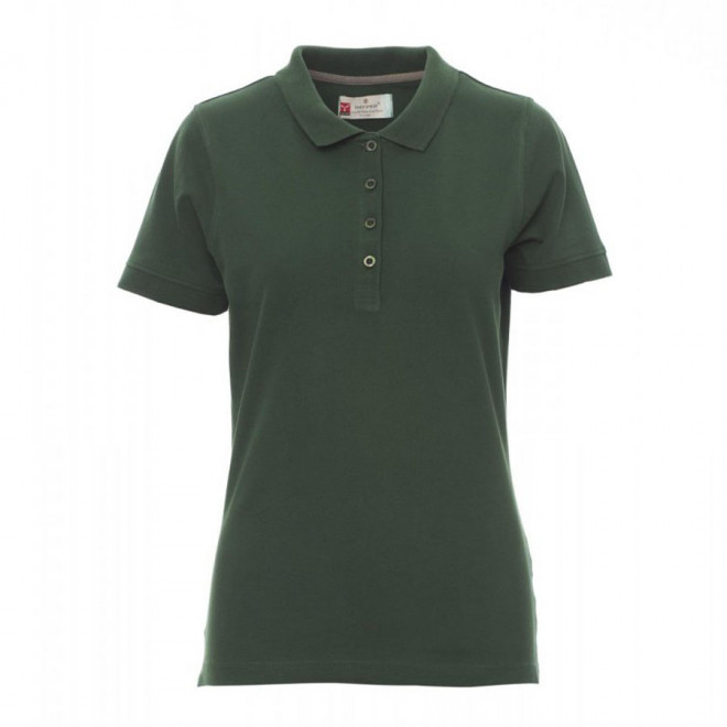 POLO PERSONNALISABLE FEMME PAYPER® 'VENICE' - vert foncé