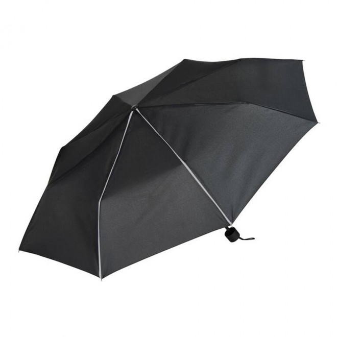 MINI PARAPLUIE PERSONNALISABLE  'BURFORD' - black/silver