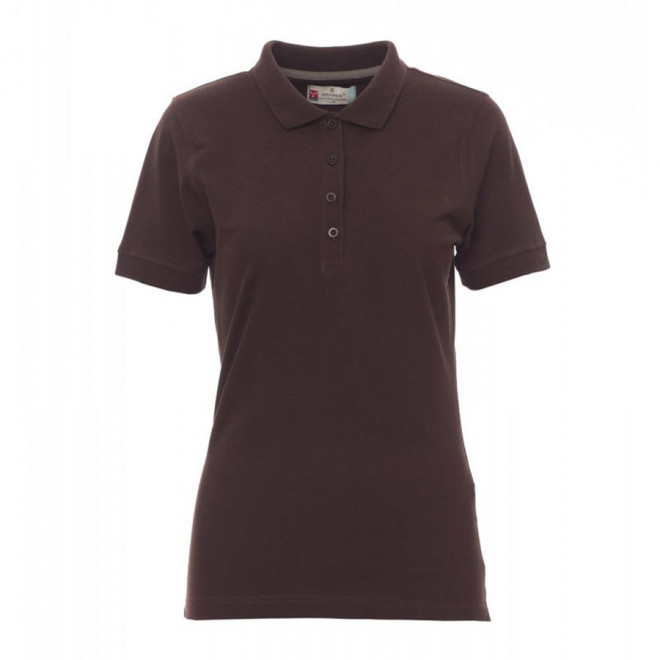 POLO PERSONNALISABLE FEMME PAYPER® 'VENICE' - marron