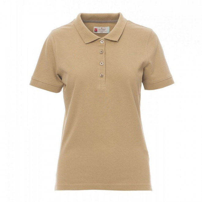 POLO PERSONNALISABLE FEMME PAYPER® 'VENICE' - sable