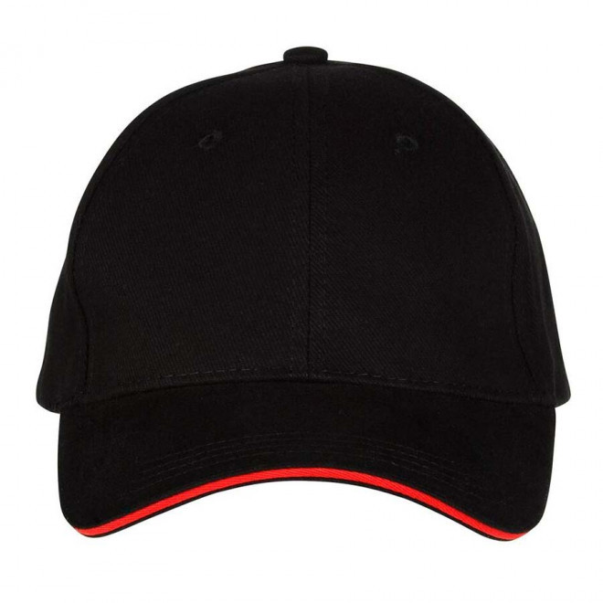 CASQUETTE PERSONNALISÉE 'BURT' - black/red