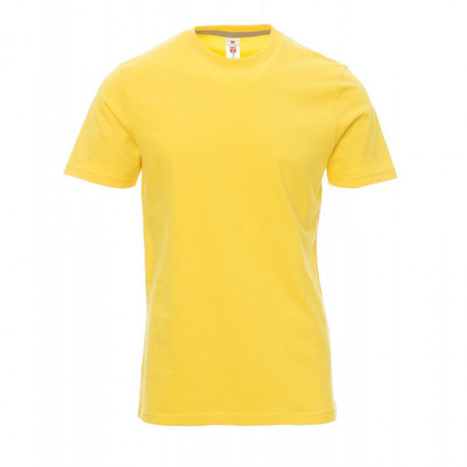TEE-SHIRT PERSONNALISE HOMME PAYPER® 'SUNRISE' - jaune