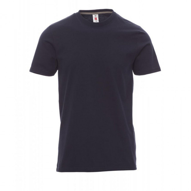 TEE-SHIRT PERSONNALISE HOMME PAYPER® 'SUNRISE' - bleu marine