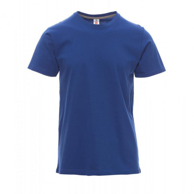 TEE-SHIRT PERSONNALISE HOMME PAYPER® 'SUNRISE' - bleu royal