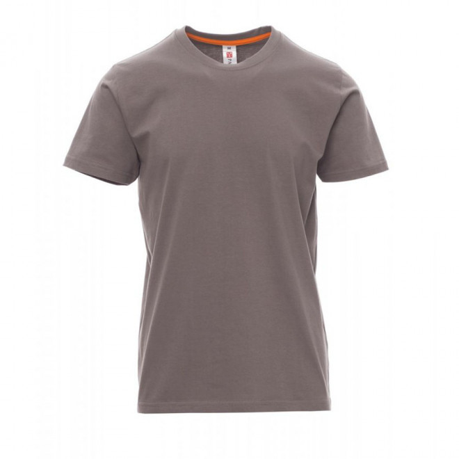 TEE-SHIRT PERSONNALISE HOMME PAYPER® 'SUNRISE' - gris