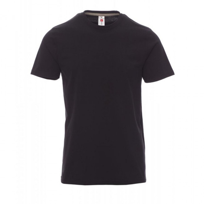 TEE-SHIRT PERSONNALISE HOMME PAYPER® 'SUNRISE' - noir