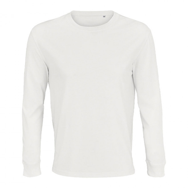 TEE-SHIRT PERSONNALISÉ MANCHES LONGUES MIXTE BIO BLANC 'PIONEER LSL' - blanc