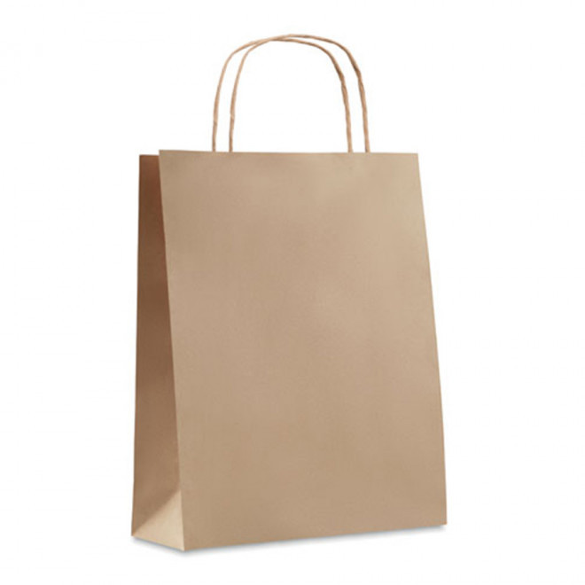 SAC PAPIER KRAFT ANSES TORSADEES 'HONDURO' 18X21X8 CM- EXPÉDITION RAPIDE 5 JOURS - kraft