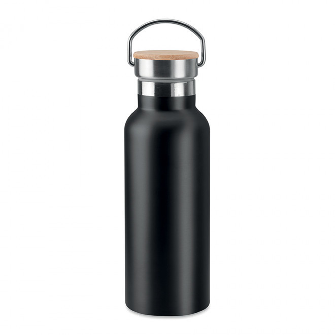 RAPIDE 4J - BOUTEILLE ISOTHERME PERSONNALISABLE 500ML 'HOLLY' - noir