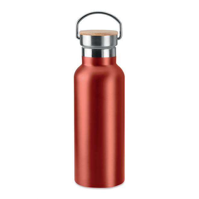 RAPIDE 4J - BOUTEILLE ISOTHERME PERSONNALISABLE 500ML 'HOLLY' - rouge