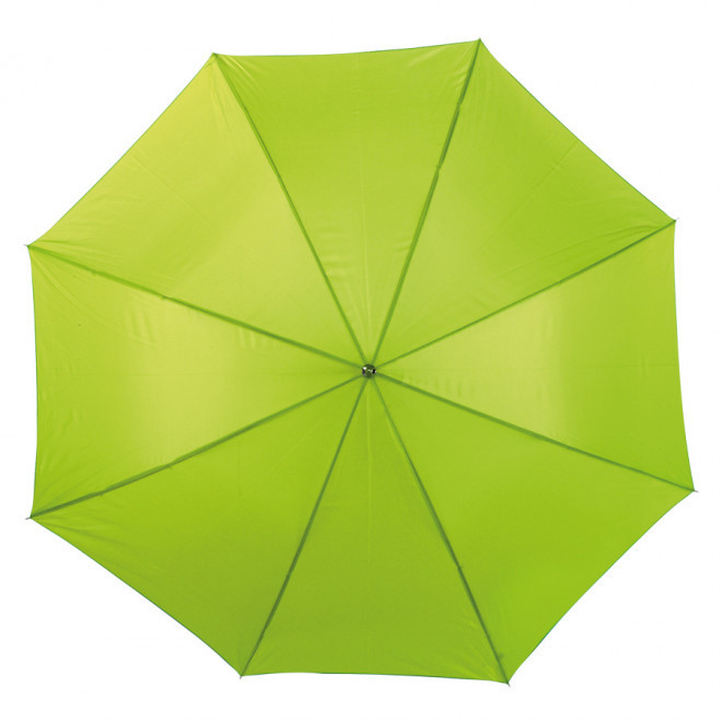 PARAPLUIE PUBLICITAIRE MANCHE DROIT OUVERTURE AUTO 'ABERDEEN BOIS' - vert clair
